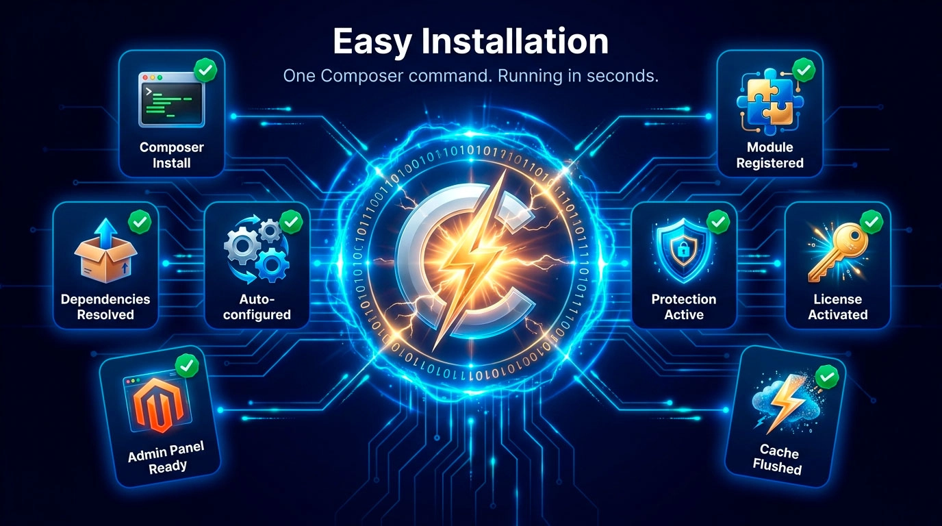 Easy Composer installation in minutes