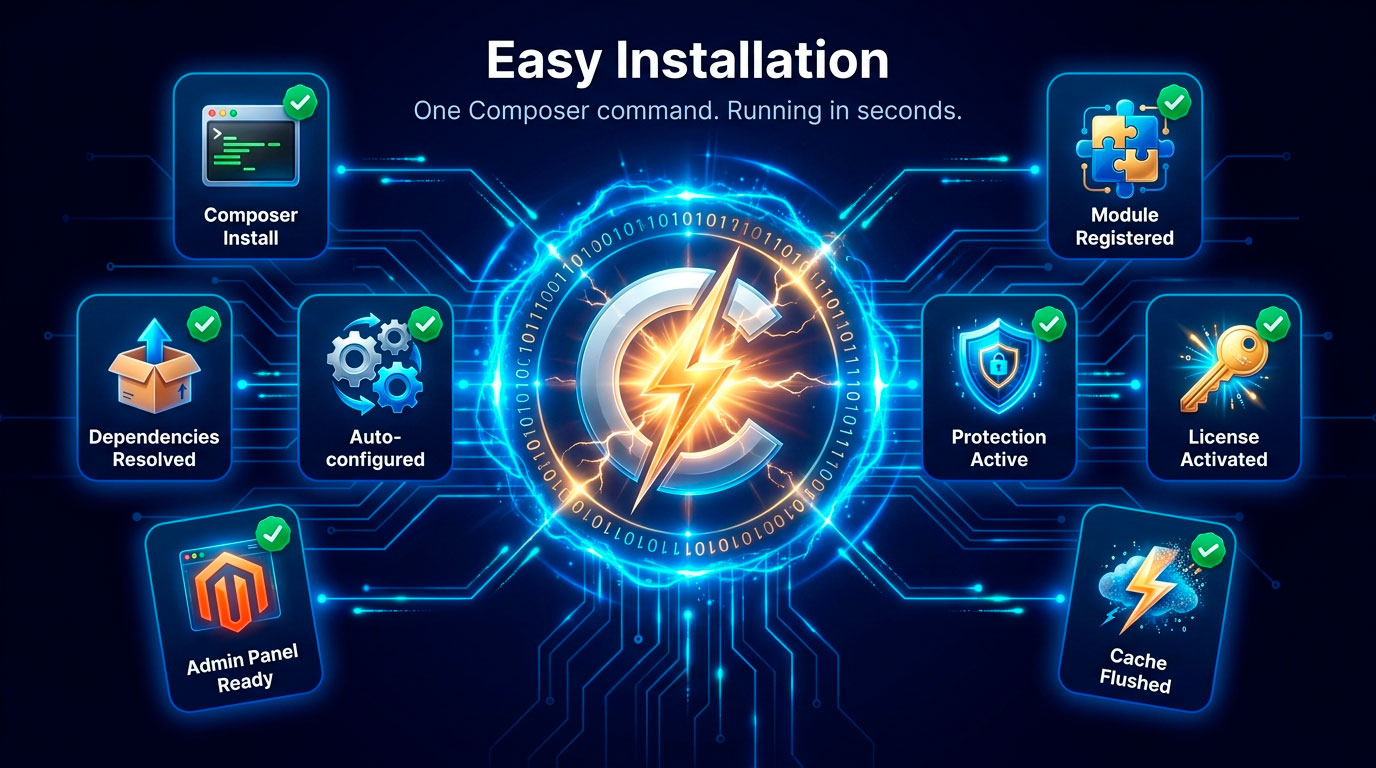 Easy Composer installation in minutes